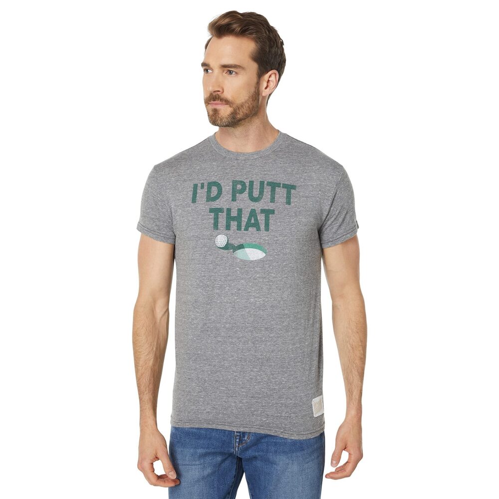 The Original Retro Brand ID Putt That Tee Grey MD